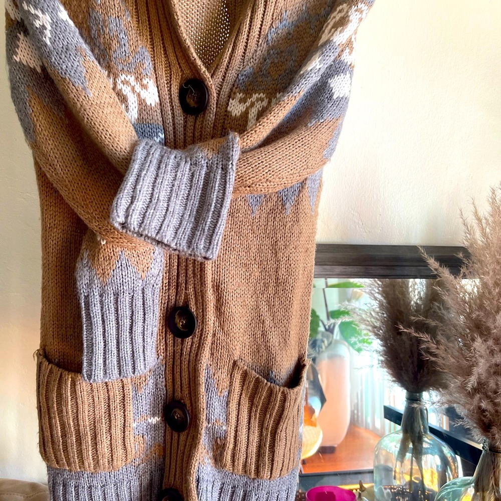 Button up sweater cardigan